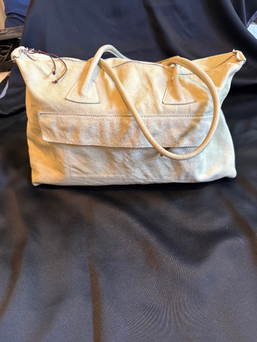 B. May leather tote